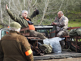 chasseurs ente deux monterias